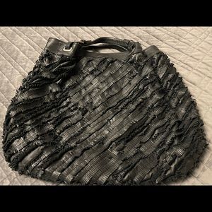 BOUGHT IN ITALY ! LAURA DI MAGGIO ITALIAN LEATHER BAG !!